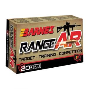 Barnes Bullets 30733 Range AR 300 Blackout 90 gr Open Tip Flat Base (OTFB) 20 Bx/ 10 Cs 0716876150878