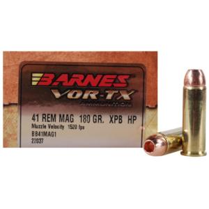 Vor-Tx Hunting 41 Remington Magnum Ammo - 41 Remington Magnum 180gr Xpb Hollow Point 20/Box 0716876154104
