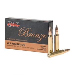 PMC223A Pmc Brnz 223rem 55 Grain Weight Fmj 20-1000