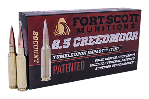 Fort Scott Munitions 6.5 CREEDMOOR 130 Grain Centerfire Rifle Ammunition 20 Rounds 65CM-130-SCV2