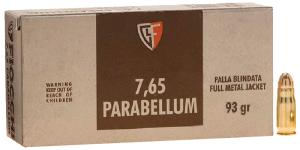 Fiocchi Specialty Classic Metal Case (FMJ) .30 Luger 93 Grain Handgun Ammo 0762344001531