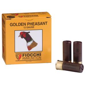 Fiocchi Golden Pheasant, 12 Gauge, 3" Shells, 1 3/4 oz., Nickel Plated, 25 Rounds 0762344703664