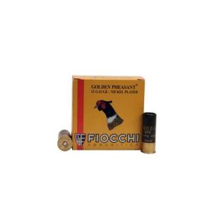 Fiocchi Golden Pheasant Extreme High-Velocity Nickel-Plated Lead Shotshells -12 Gauge - #6 Shot - 2.75" - 25 Rounds 0762344703879