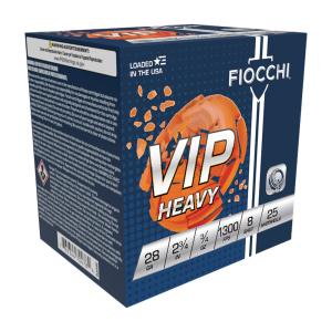 Fiocchi Exacta Sub Gauge Target Load Shotshells - 28 Gauge - 8 - 25 Rounds - 1300 fps 0762344704814
