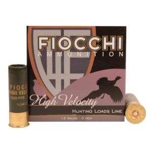 Fiocchi High-Velocity Shotshells - 12 Gauge - 4 - 25 Rounds - 3" 0762344705477