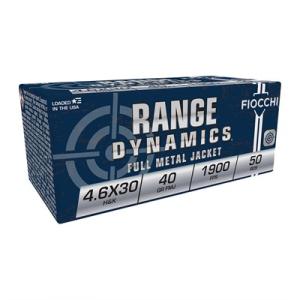 Fiocchi Exacta Sierra Match King Centerfire Rifle Ammo - 4.6X30 Heckler & Koch - 40 Grain - 50 Rounds - FMJ 0762344706061