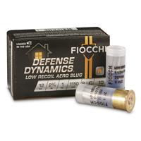 Fiocchi, Low Recoil Rifle, 12 gauge, 2.75", 1 oz., Slug Shot, 10 Rounds 0762344706092