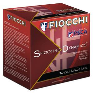 Fiocchi Shooting Dynamics Target Shotshells - 20 Gauge - #8 Shot - 2.75" - 25 Rounds 0762344710846