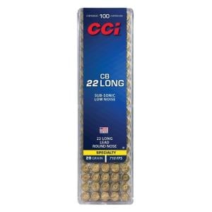 CCI Cb Long Ammo 22 Cb Long 29gr Lead Round Nose - 22 Cb Long 29gr Lead Round Nose 100/Box