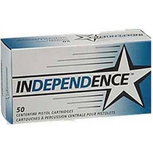 Independence Ammo .40 S&W 165 Grain FMJ 50 Round Box 1130 fps