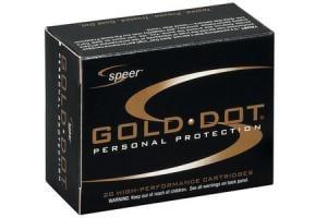 Speer Ammunition Gold Dot .327 Federal Magnum HP 115 Gr 20 Rd.