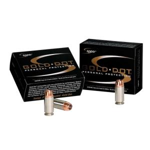 Speer Gold Dot Short Barrel Ammunition 40 S&W 180 Grain Jacketed Hollow Point Box of 20 076683239747