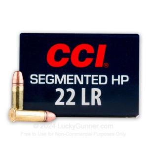 CCI Ammo Segmented Quik-Shok .22 Long Rifle 32 Grain Plated Lead Hollow Point 1640 fps 500Rd./Box