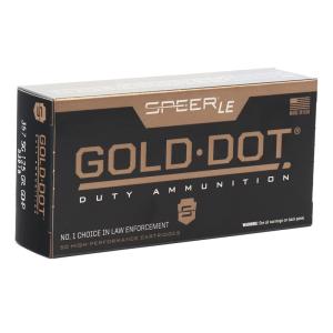 Speer Ammo Gold Dot .357 Sig 125 Grain JHP 1350 fps 50 Rd./Box