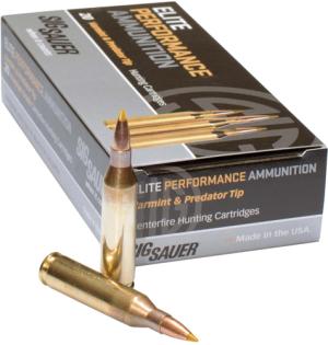 SIG Sauer Elite Hunter Tipped Centerfire Rifle Ammo - .260 Remington