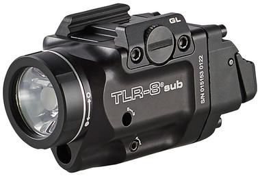 Streamlight Glock 43/48 TLR-8 Sub Ambidextrous 500-Lumens Red Laser