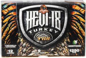 HEVI-Shot HEVI-18 TSS Turkey 12 Gauge 2 1/4 oz 3.5in #9 Centerfire Shotgun Ammo 5 Rounds HS4509