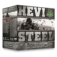 HEVI-Shot Hevi-Steel Waterfowl Ammunition 12 Gauge 3" 1-1/4 oz BB Non-Toxic Shot Box of 25 0816383600887