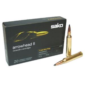 Sako Ammo Arrowhead II 7mm Rem Mag 150 Grain Swift Scirocco 20 Rounds