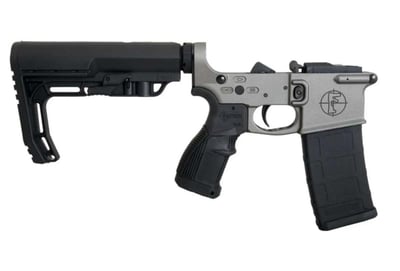 FosTech FLITE Elite Complete AR-15 Lower Receiver Tungsten