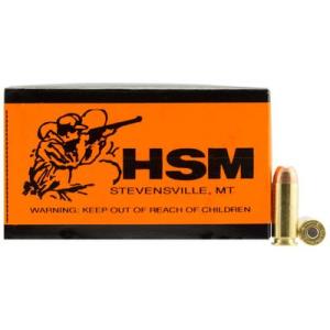 HSM Ammunition Training 10mm Auto 200 Grain Full Metal Jacket Brass Cased Pistol Ammo 50 Rounds 10MM8N