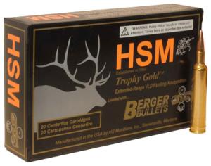 HSM Trophy Gold Centerfire Rifle Ammo - .338 Remington Ultra Magnum - 300 Grain - 20 Rounds