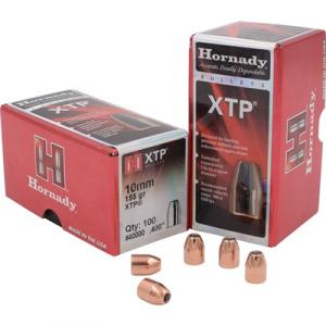 Hornady XTP Bullets 40 S&W, 10mm Auto (400 Diameter) 155 Grain Jacketed Hollow Point Box of 100 40000