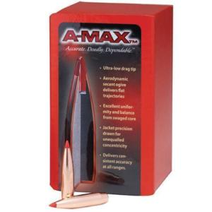 Hornady .30 Caliber .308" Diameter 155 Grain A-Max Polymer Tip Boat Tail Projectile 100 Per Box 30312