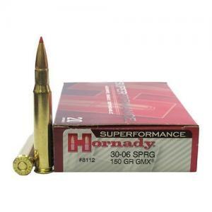 30-06 Springfield Hornady 150 GMX 8112