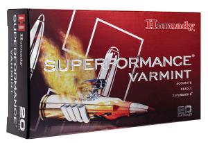 Hornady Superformance Varmint 22-250 Rem 35 gr 4450 fps Non-Traditional eXpanding 8334 Single Box - 20 Rounds