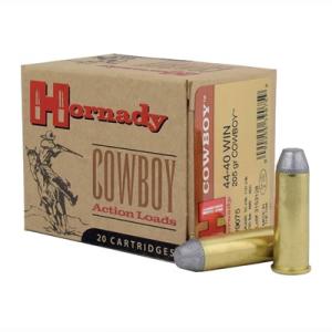 Hornady Cowboy 44-40 Winchester Handgun Ammo - 44-40 Winchester 205gr Lead Flat Nose 20/Box