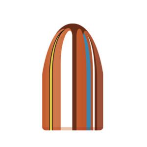 Hornady BULK PISTOL BULLETS 9MM .355 124GR FMJ-RN