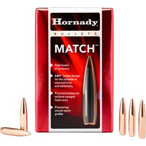 Hornady Match Bullets 30 Cal 155gr Bthp W/C 2000/Bx - Match .30 Caliber (.308'''') 155gr Bthp W/Cannelure 2000/Box 090255697490