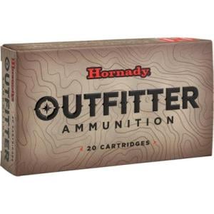 Hornady Outfitter .270 Winchester 130 Grain Copper Solid CX Brass Cased Centerfire Rifle 20 Rounds 805294