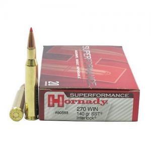 Hornady Superformance Rifle Ammunition .270 Win 140 gr SST 3090 fps - 20/box
