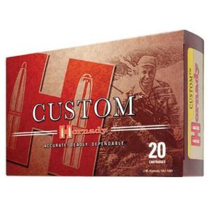 Hornady Custom 7mm Rem Mag Ammo 154 Grain Interbond 3035 fps 20 Rounds