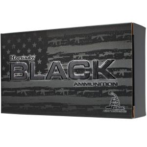 Hornady 300 Blackout Ammo Black .300 AAC Blackout 110 Grain V-MAX Brass Cased Centerfire 20 Rounds 090255808735