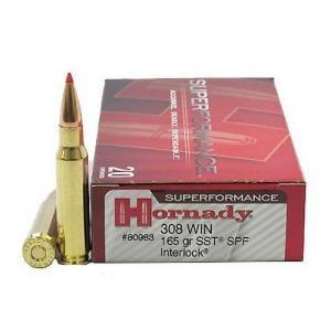 Hornady Superformance Ammo 308 Winchester Sst - Superformance 308 Winchester 165gr Polymer Tipped 20/Box 80983