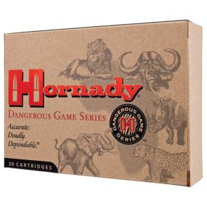 Hornady Dangerous Game Ammunition 500 Nitro Express 3" 570 Grain DGX Bonded Box of 20