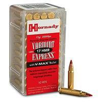 Hornady Varmint Express Rimfire Ammunition .17 HMR 17 gr. V-MAX 2550 fps 50/ct