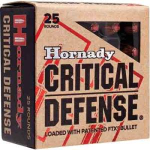 Hornady Critical Defense Ammo 32 H&R Magnum 80gr Ftx - 32 H&R Magnum 80gr Flex Tip Expanding 25/Box 090255900606
