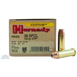 Hornady 38 Special 125gr XTP Custom Pistol Ammo 25rds - 90322
