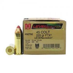 Hornady Leverevolution Ammo 45 Long Colt 225gr Ftx - 45 Long Colt 225gr Flex Tip Expanding 20/Box