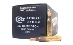 Doubletap Ammunition National Match FMJ Match 223R62FMJCT 