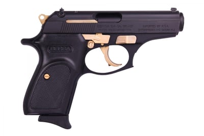 Bersa-eagle Thunder 380 Matte/Gold 380 ACP T380M8GLD