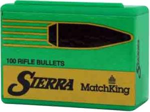 Sierra MatchKing Rifle Bullets 6mm/.243 cal .243" 110 gr HPBT Match 100/ct