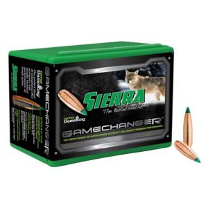 Sierra Tipped GameKing Rifle Bullets .22 cal .224" 64 gr High Velocity BT 500/ct 092763540626