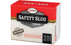 Glaser Safety Slug Silver 9mm Luger +P Compressed Core #6 Shot 80 Grain 1500 fps 20 Rounds