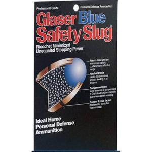 Glaser Safety Slug Blue .357 Magnum #12 Shot, 80 Grain, 1600 fps, 20 Round Box