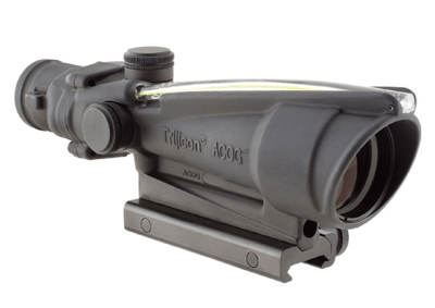 Trijicon ACOG 3.5x35 Scope, Dual Ill Amber Chevron .308 Ballistic Reticle w/ TA51 Mount 100143